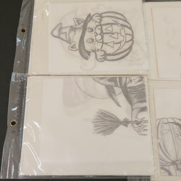 Vintage Dizzle Pre-Shaded Halloween Iron-on Transfers Glow Witch Ghost Pumpkin - Picture 6 of 10